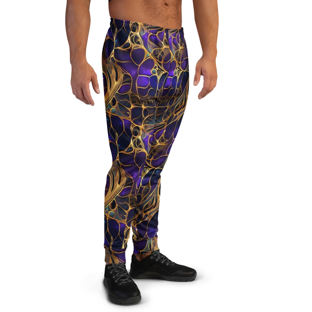 Aurum Nebula on Men's Joggers — Right