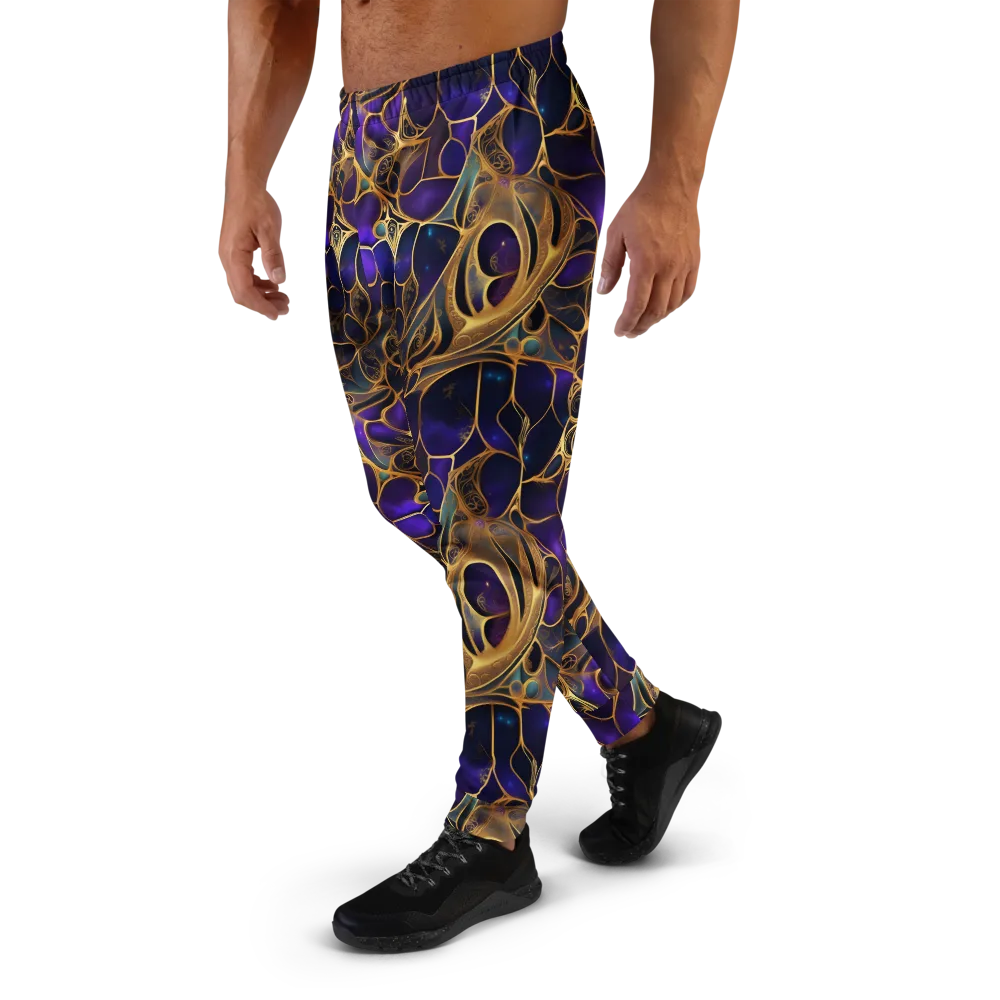Aurum Nebula on Men's Joggers — Left