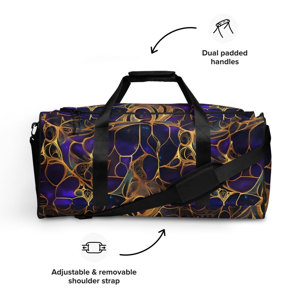 Aurum Nebula on Duffle Bag — Front