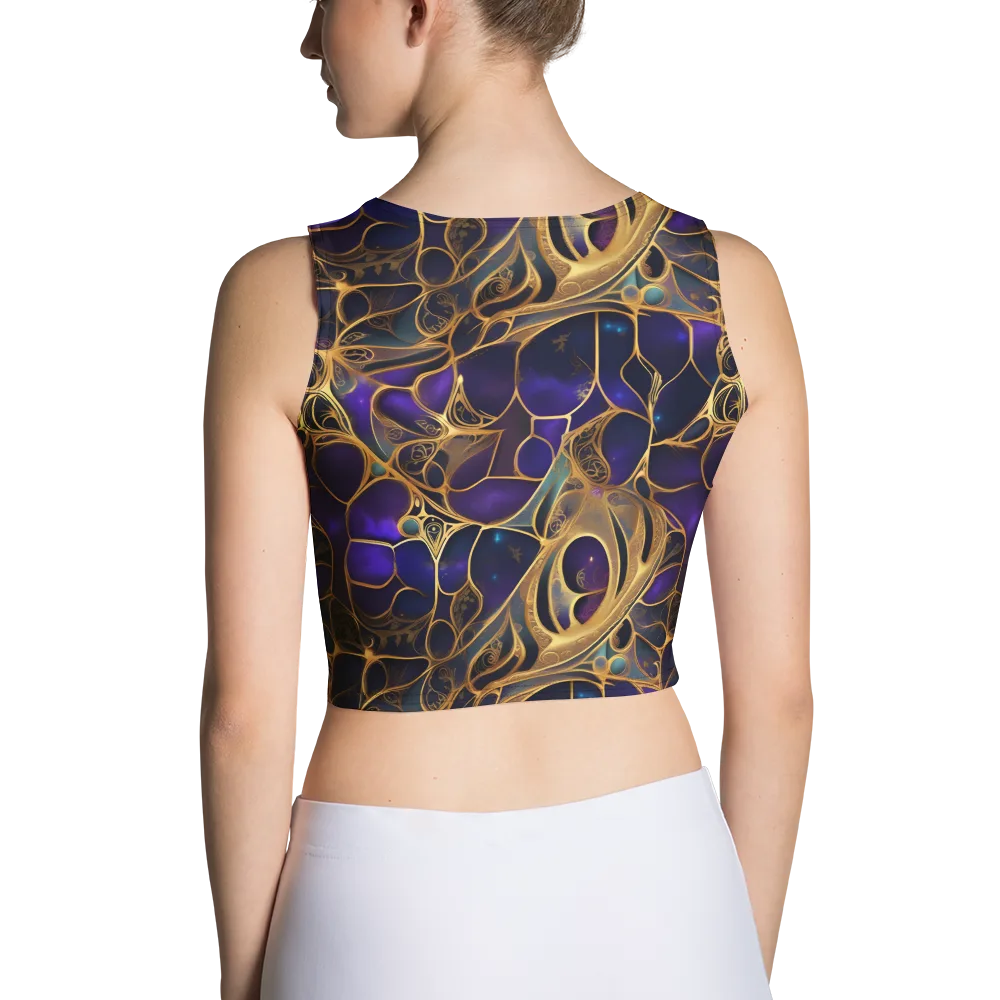 Aurum Nebula on Crop Top — Back
