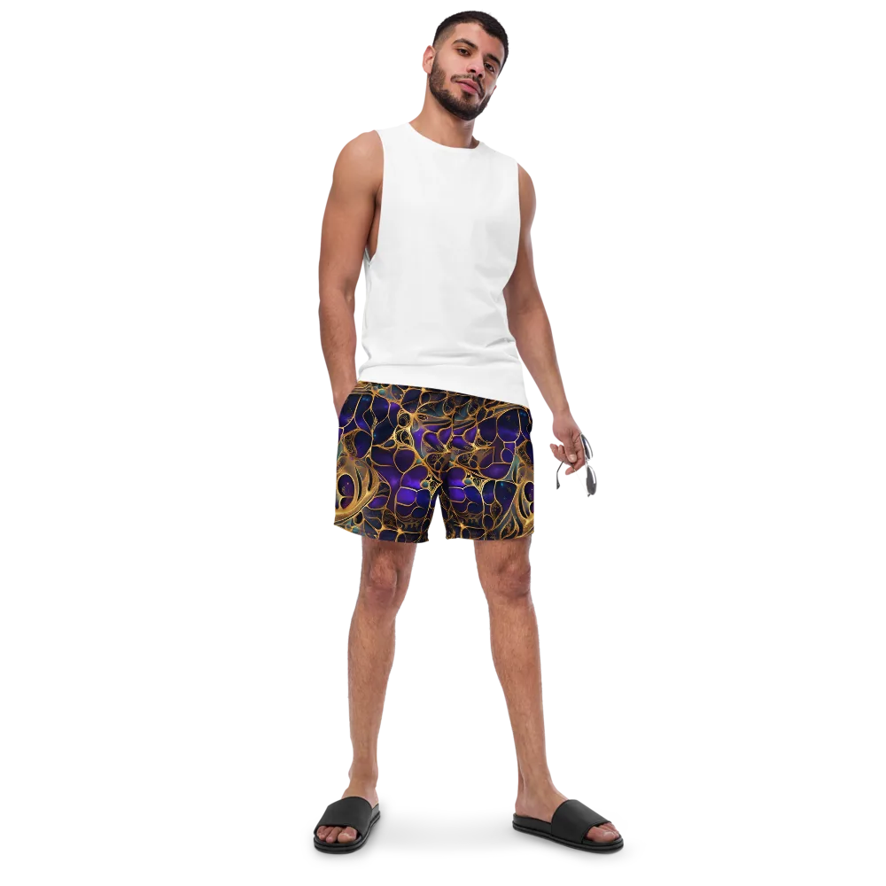 Aurum Nebula on Swim Trunks — Front