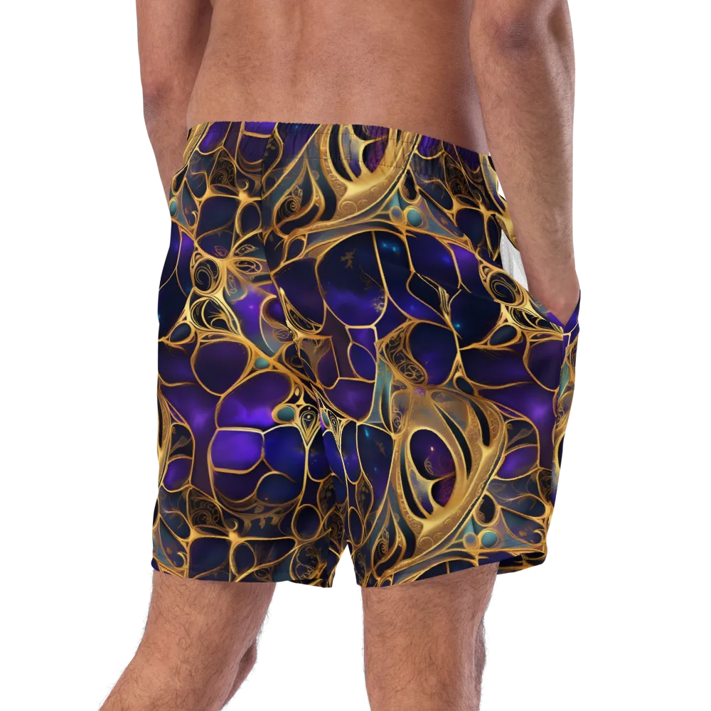 Aurum Nebula on Swim Trunks — Right Back