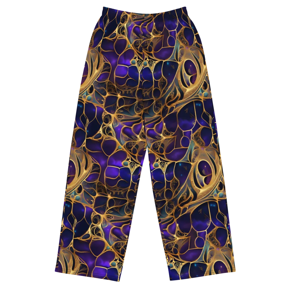 Aurum Nebula on Wide-Leg Pants — Front