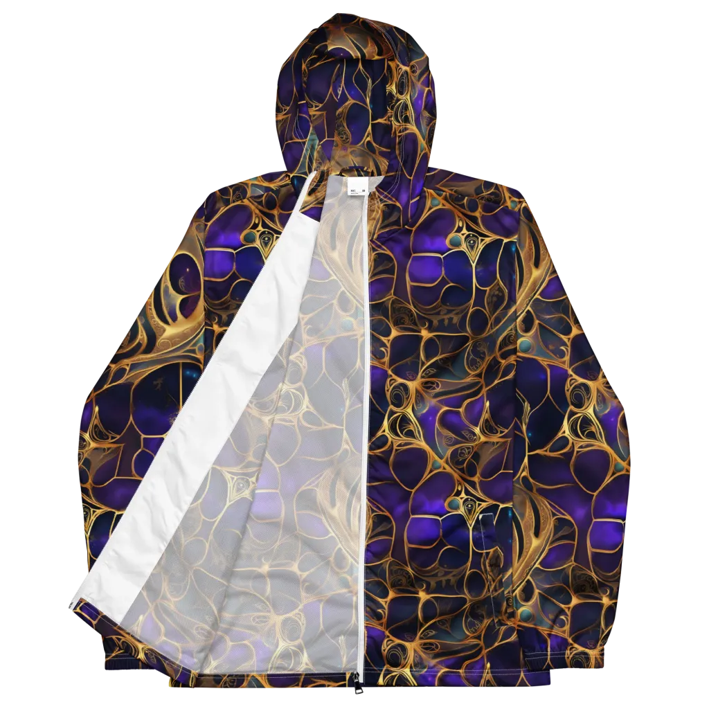 Aurum Nebula on Men's Windbreaker — Front