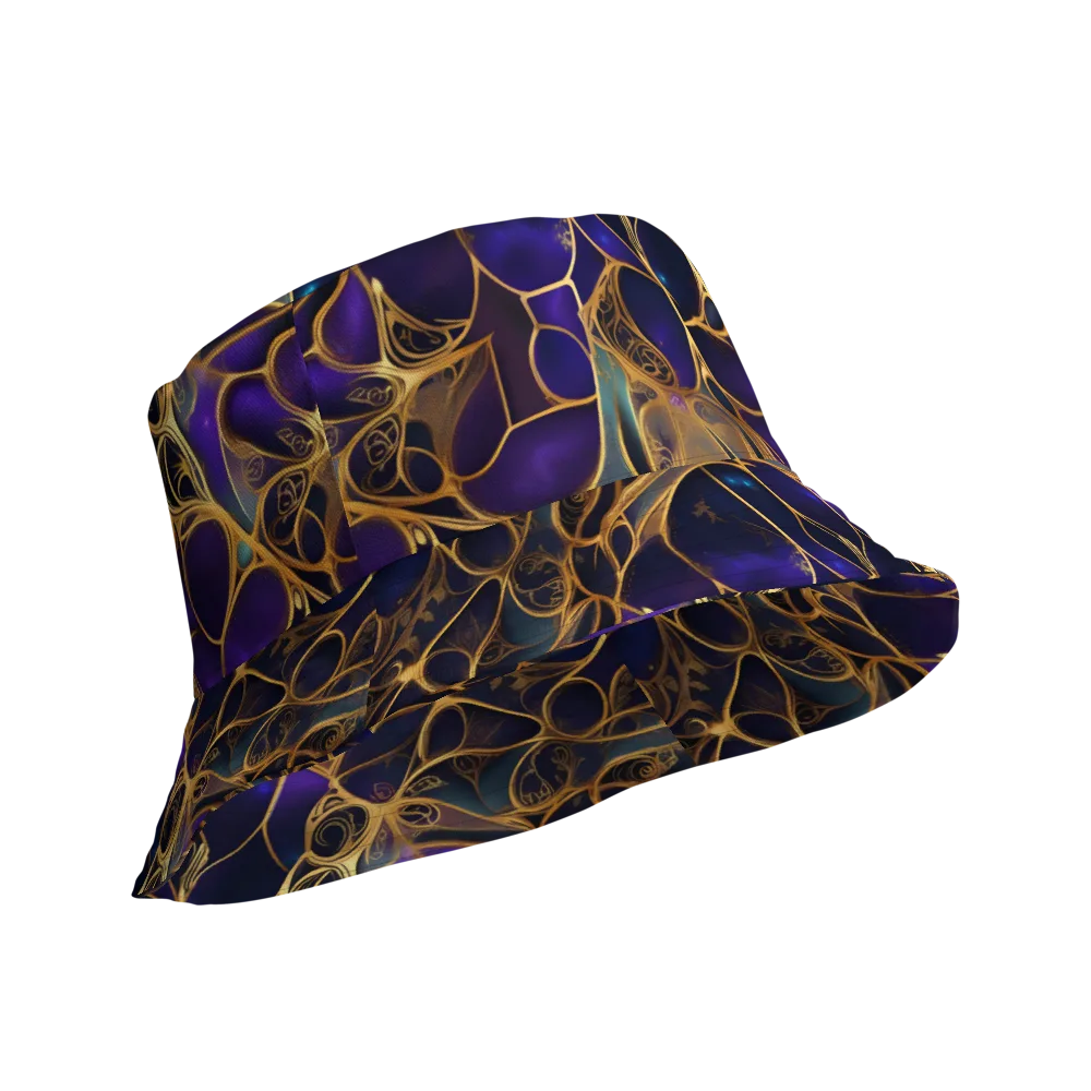 Aurum Nebula on Reversible Bucket Hat — Product details Outside