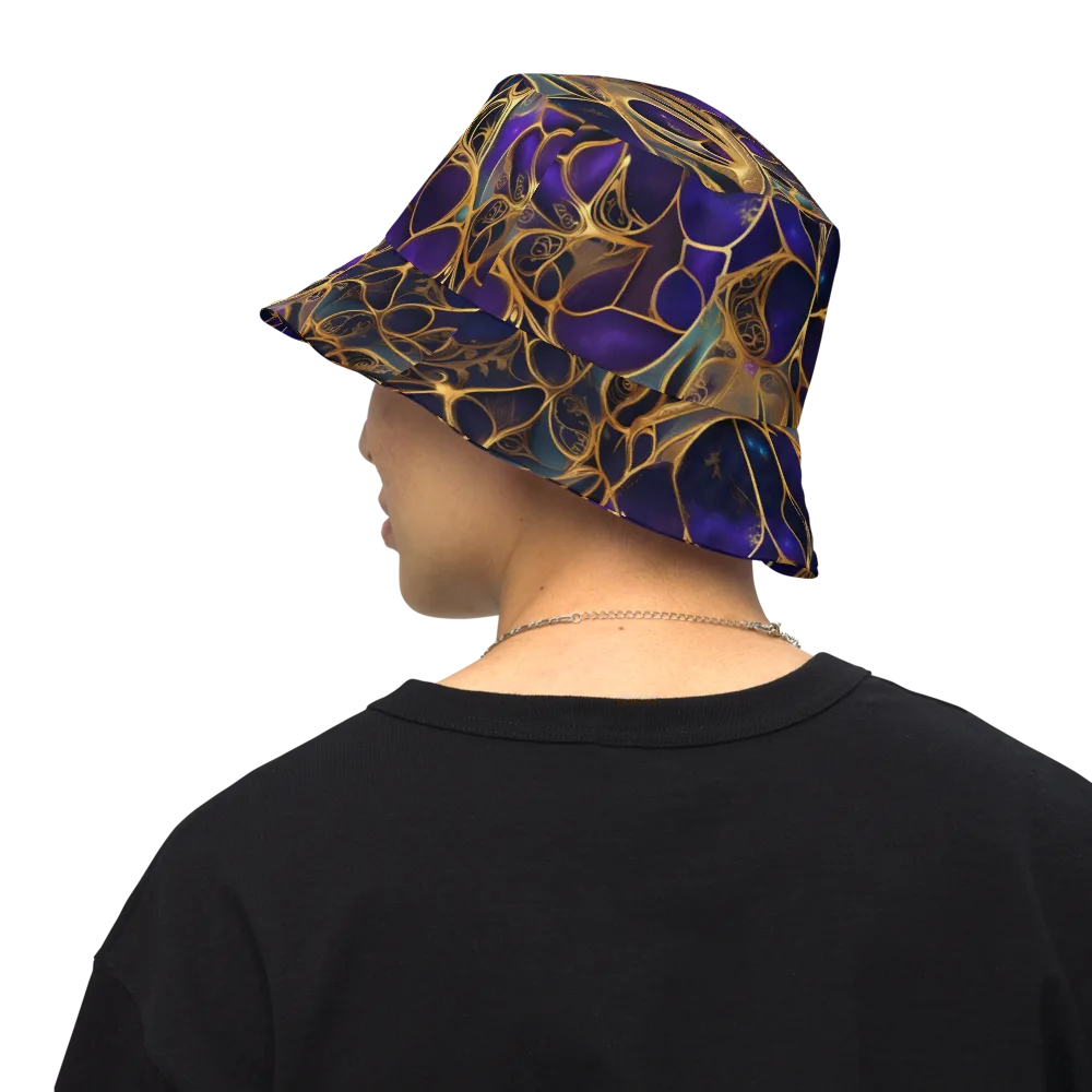 Aurum Nebula on Reversible Bucket Hat — Back Inside