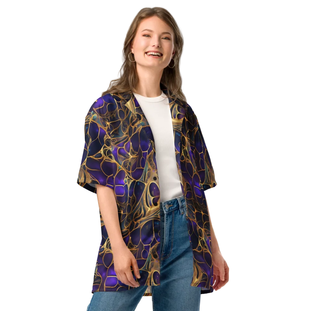 Aurum Nebula on Button Shirt — Front
