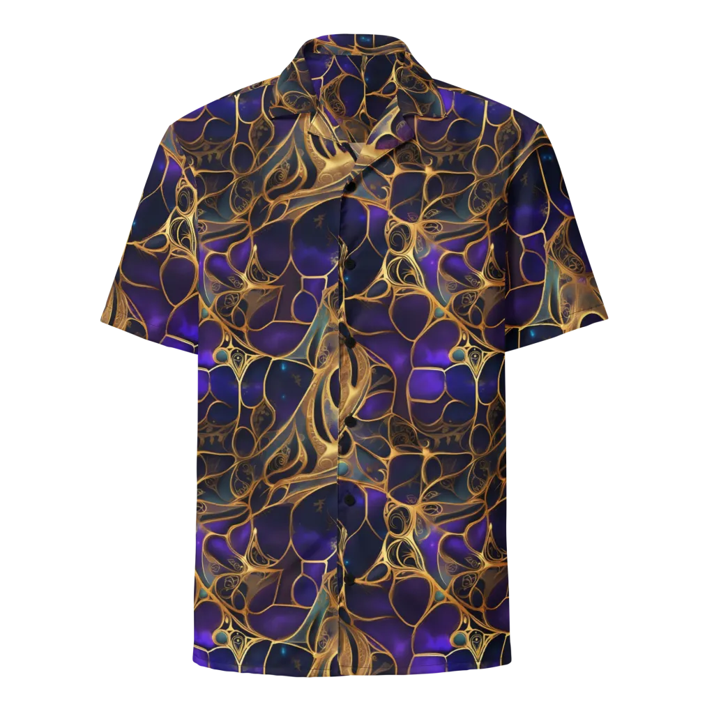 Aurum Nebula on Button Shirt — Front