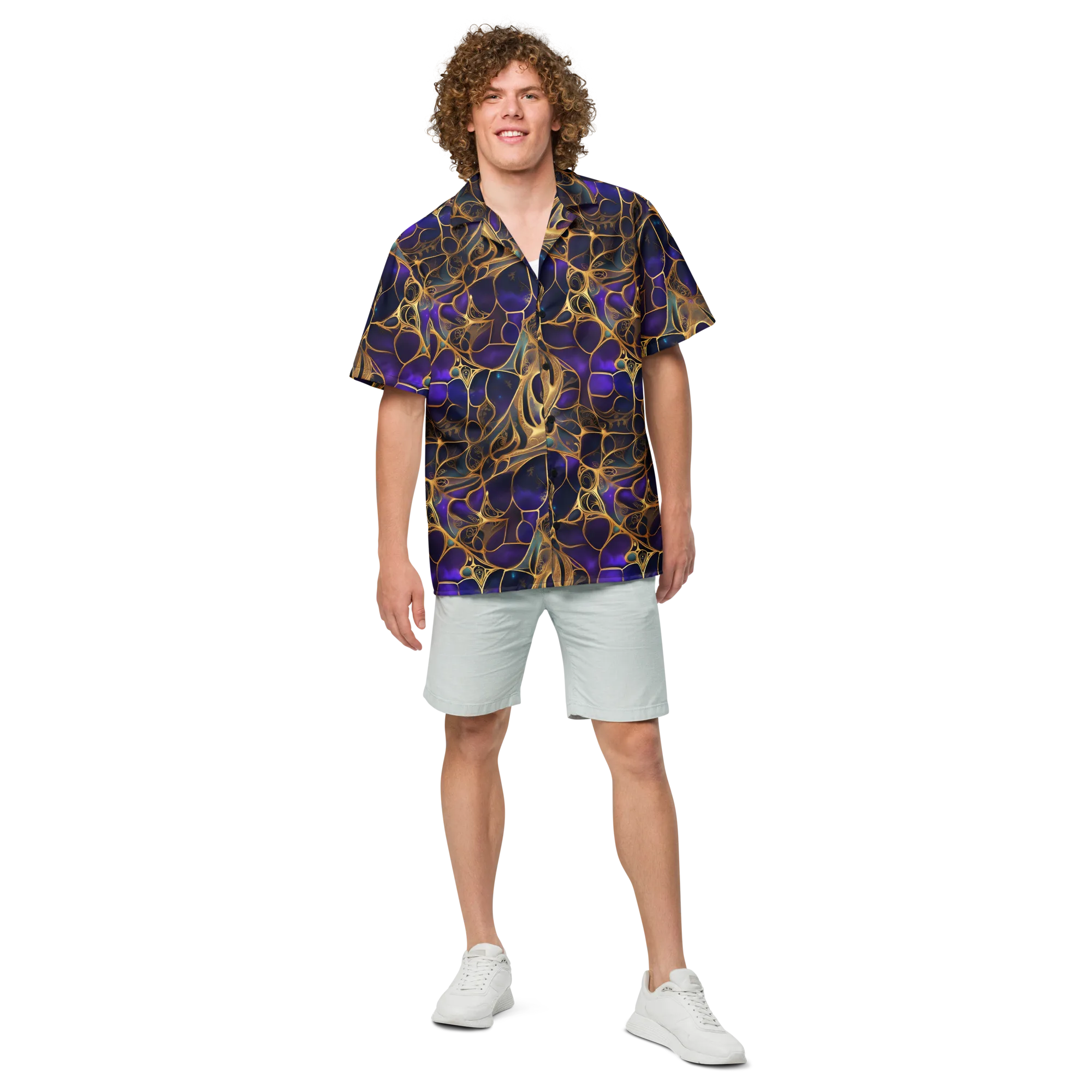 Aurum Nebula on Button Shirt — Front