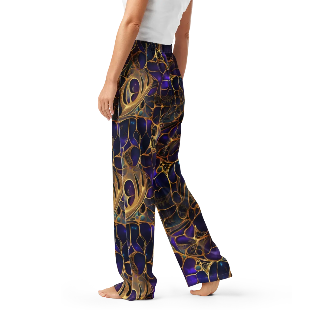 Aurum Nebula on Women's Pajama Pants — Left