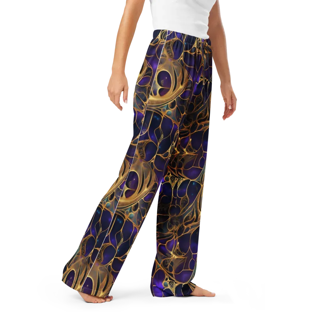 Aurum Nebula on Women's Pajama Pants — Right Front