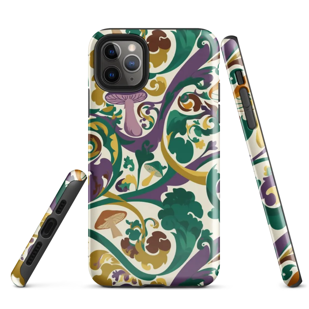 Mushroom Rococo on Tough Case for iPhone® — Front