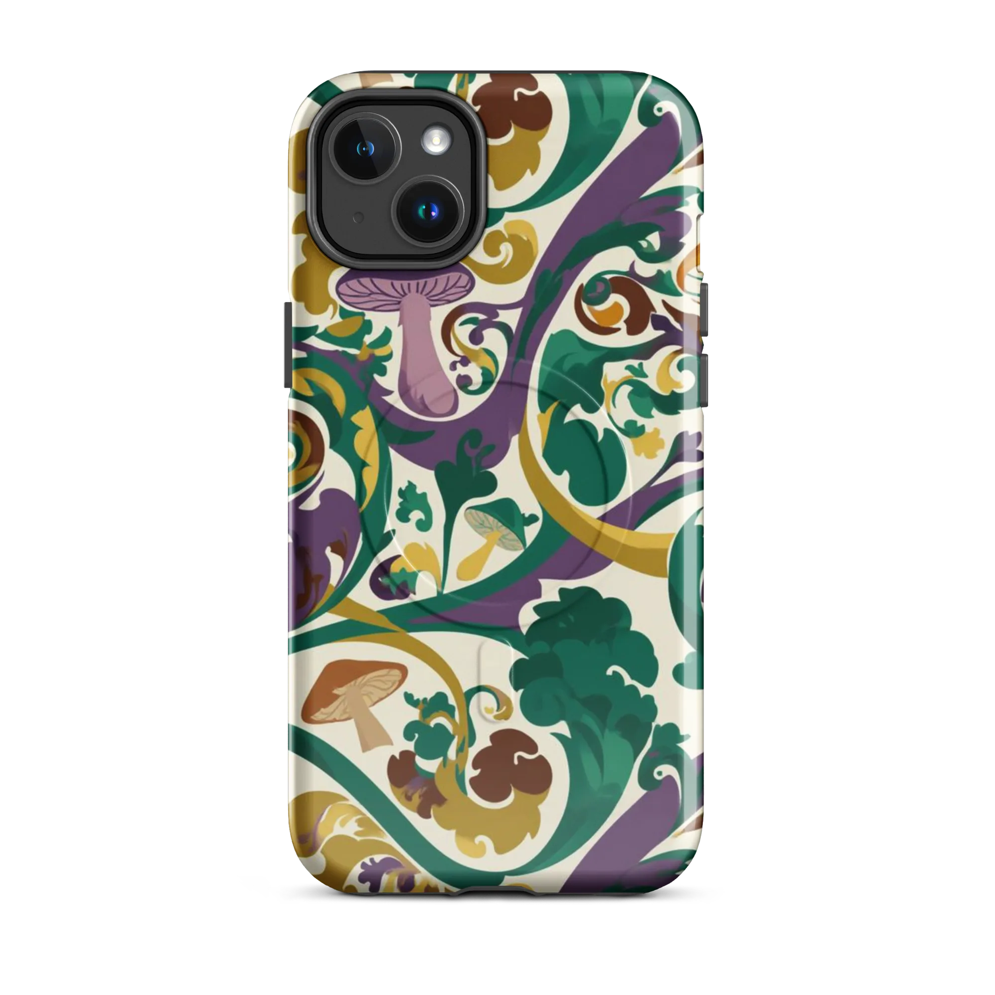 Mushroom Rococo on MagSafe Tough Case for iPhone® — Front