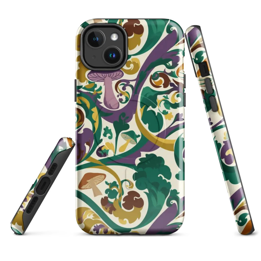 Mushroom Rococo on MagSafe Tough Case for iPhone® — Front