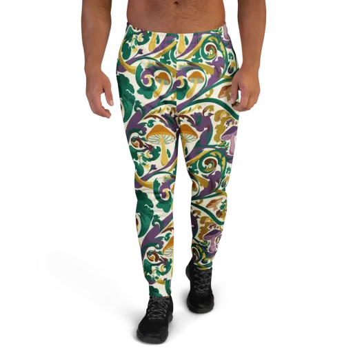 Mushroom Rococo on a Men's Joggers