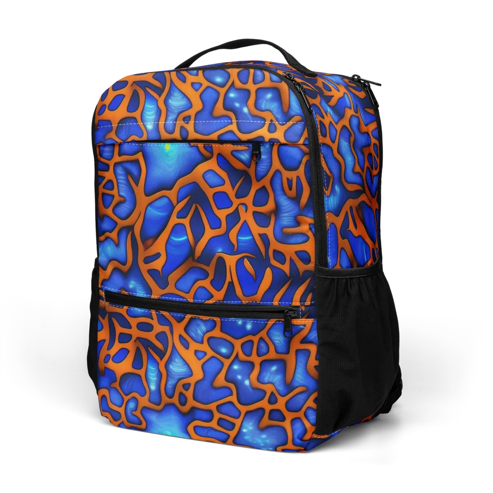 Deep-sea Lattice on Utility Backpack — Left Front