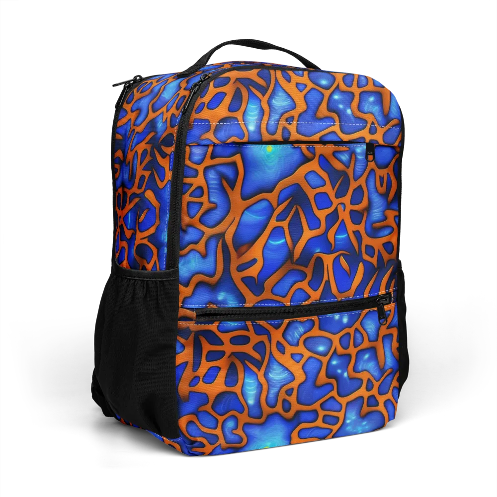 Deep-sea Lattice on Utility Backpack — Right Front