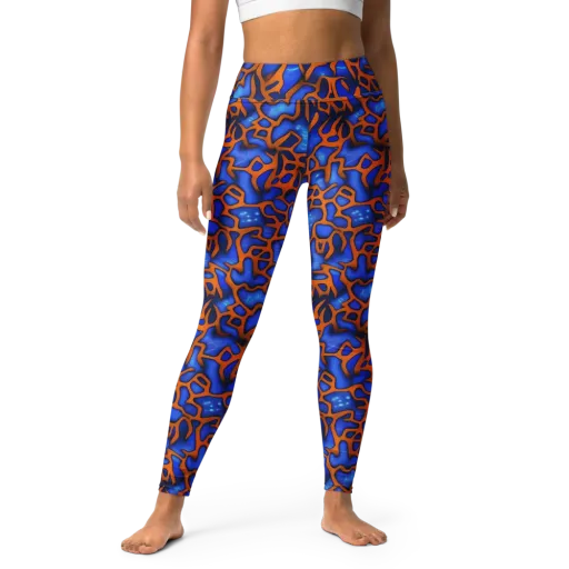 Deep-sea Lattice on a Yoga Leggings
