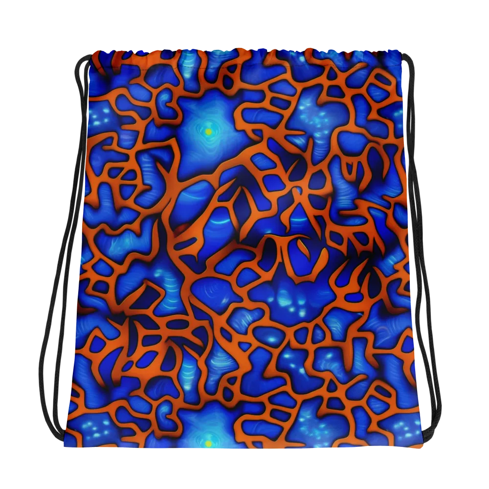 Deep-sea Lattice on Drawstring Bag — Photo