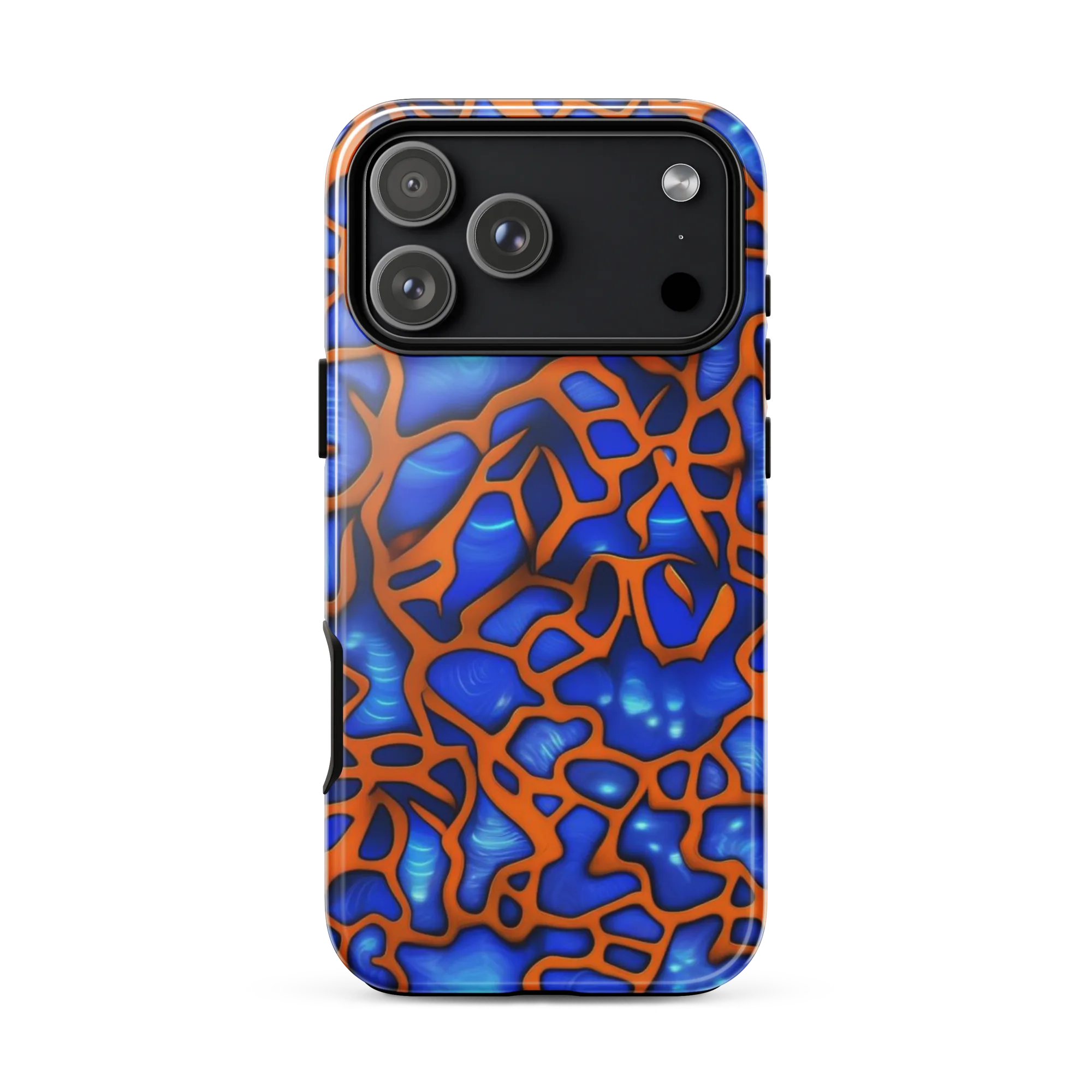 Deep-sea Lattice on Tough Case for iPhone® — Front
