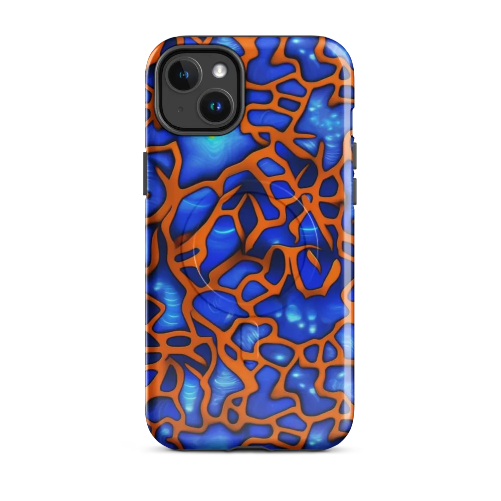 Deep-sea Lattice on MagSafe Tough Case for iPhone® — Front