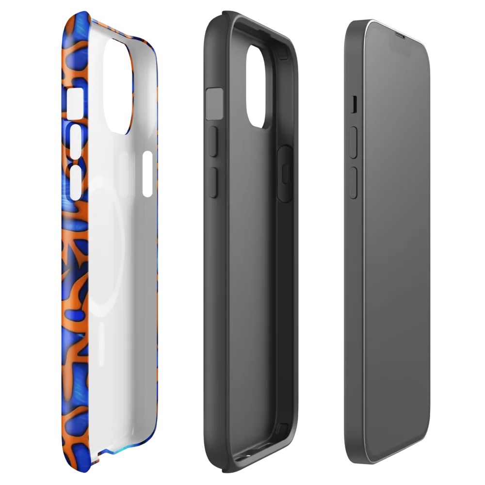 Deep-sea Lattice on MagSafe Tough Case for iPhone® — Front