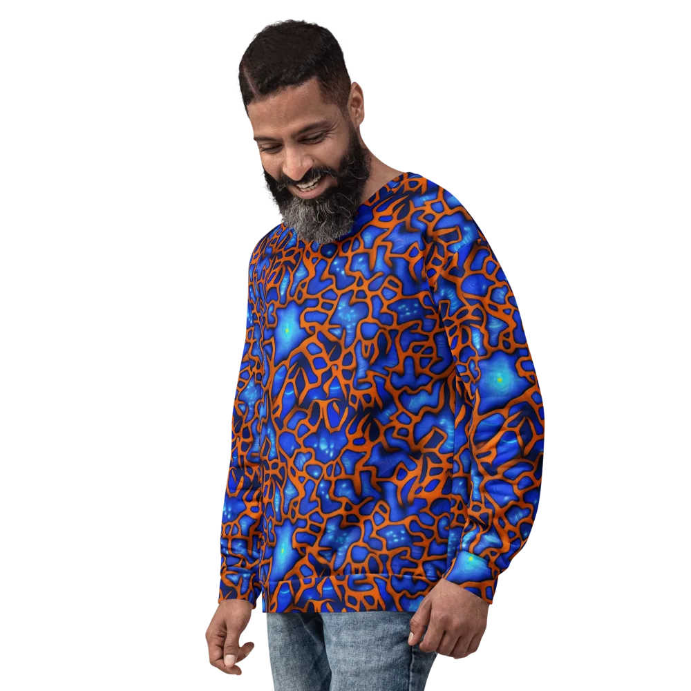 Deep-sea Lattice on Sweatshirt — Left Front