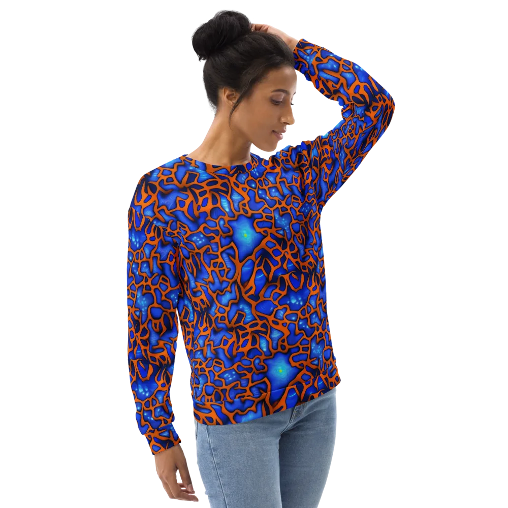 Deep-sea Lattice on Sweatshirt — Right Front