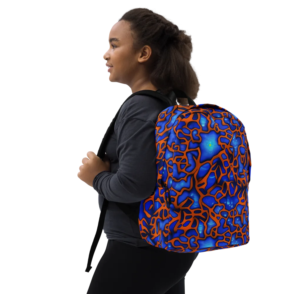 Deep-sea Lattice on Minimalist Backpack — Right Front