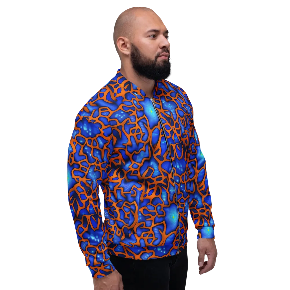Deep-sea Lattice on Bomber Jacket — Right