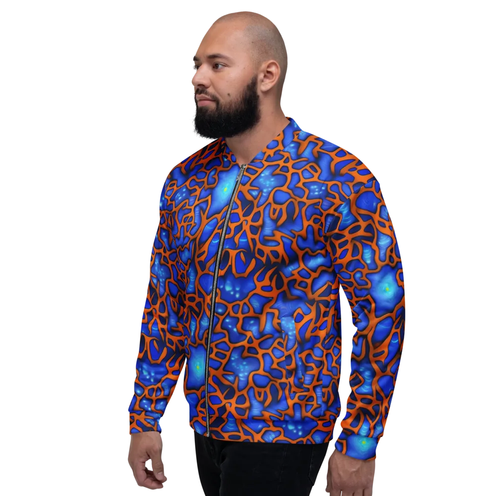 Deep-sea Lattice on Bomber Jacket — Left
