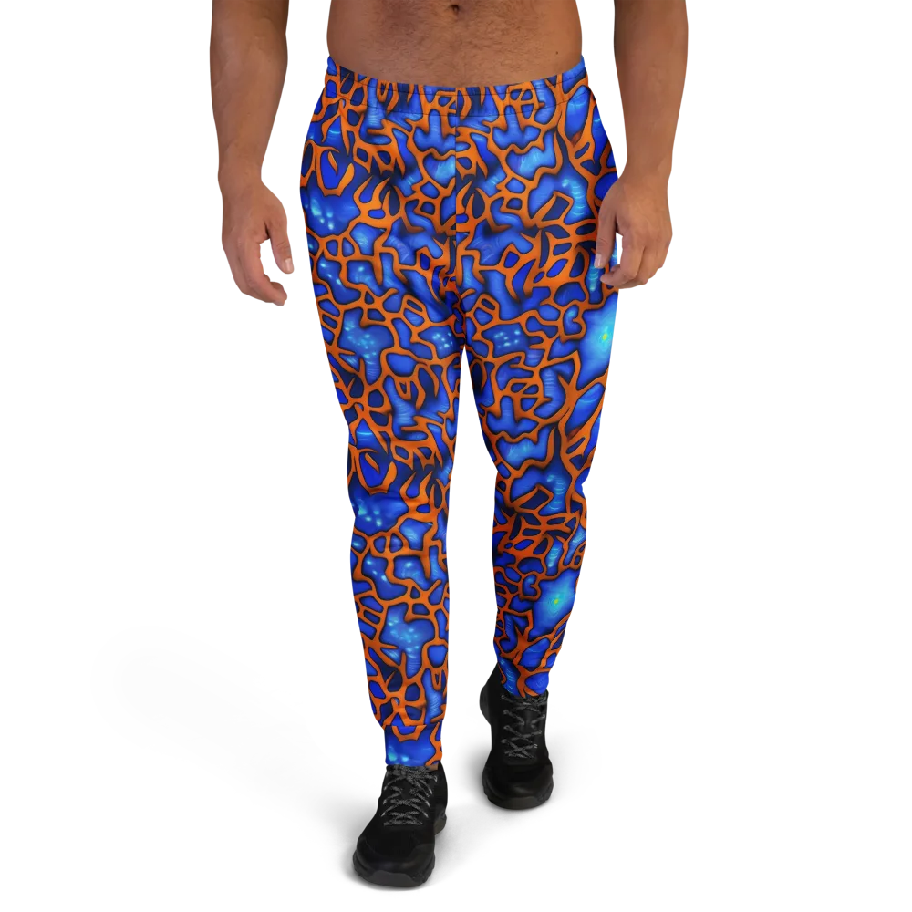 Deep-sea Lattice on Men's Joggers — Front