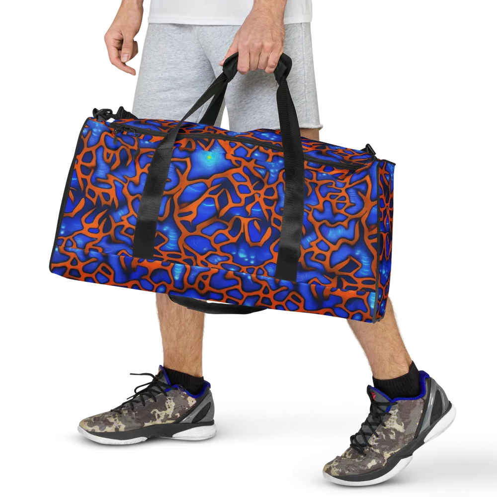 Deep-sea Lattice on Duffle Bag — Front