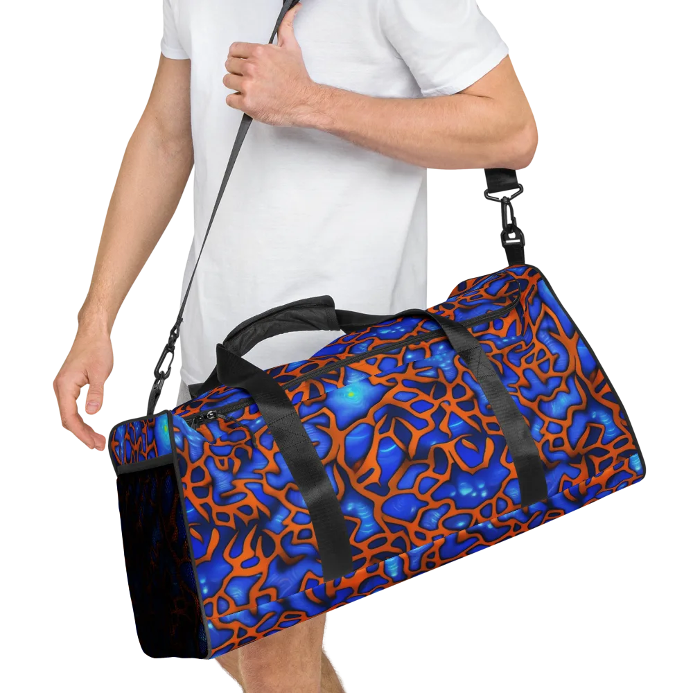 Deep-sea Lattice on Duffle Bag — Right Front