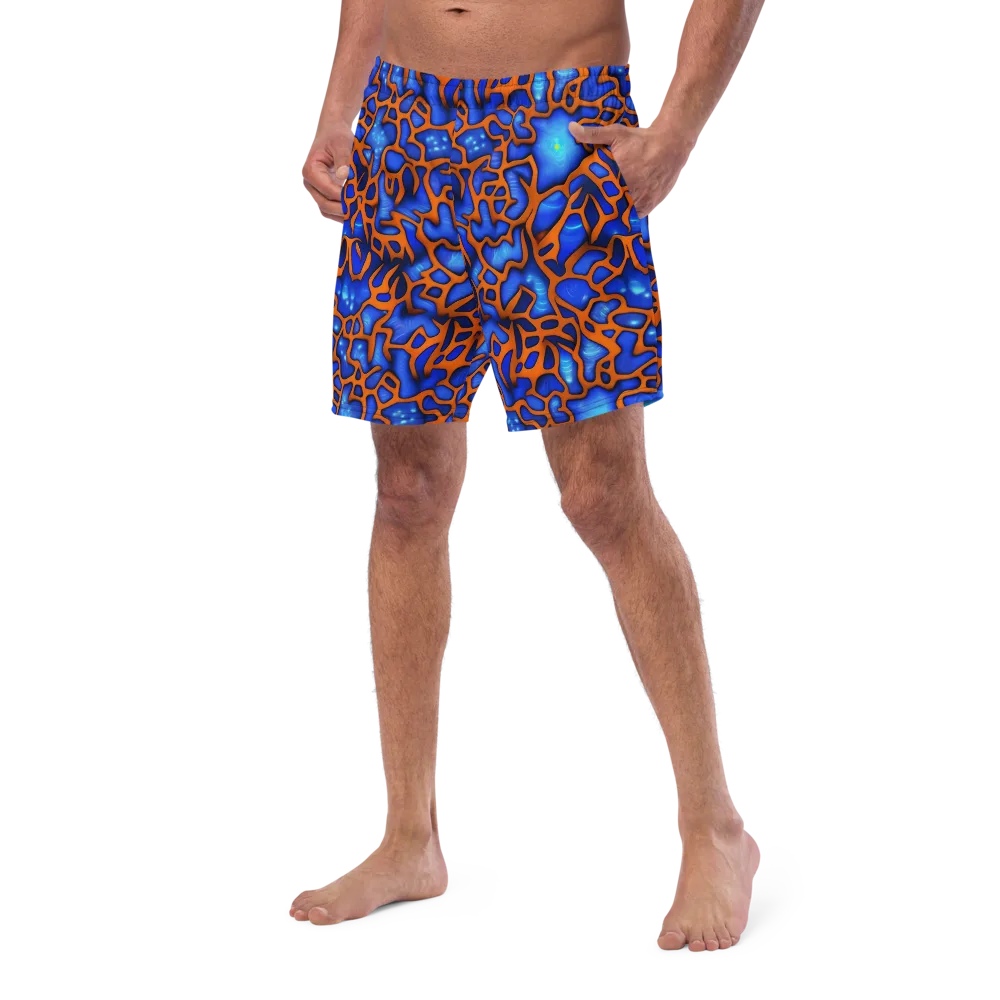 Deep-sea Lattice on Swim Trunks — Left Front