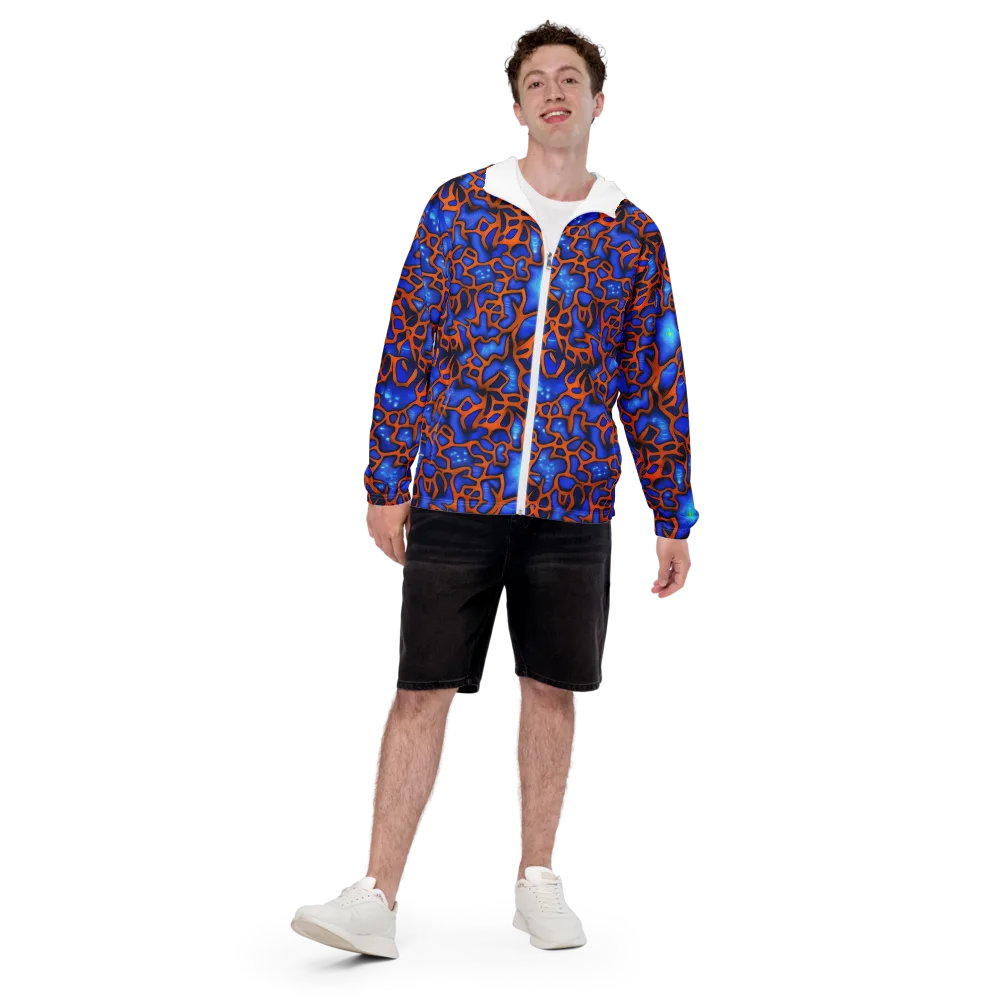 Deep-sea Lattice on Men's Windbreaker — Front