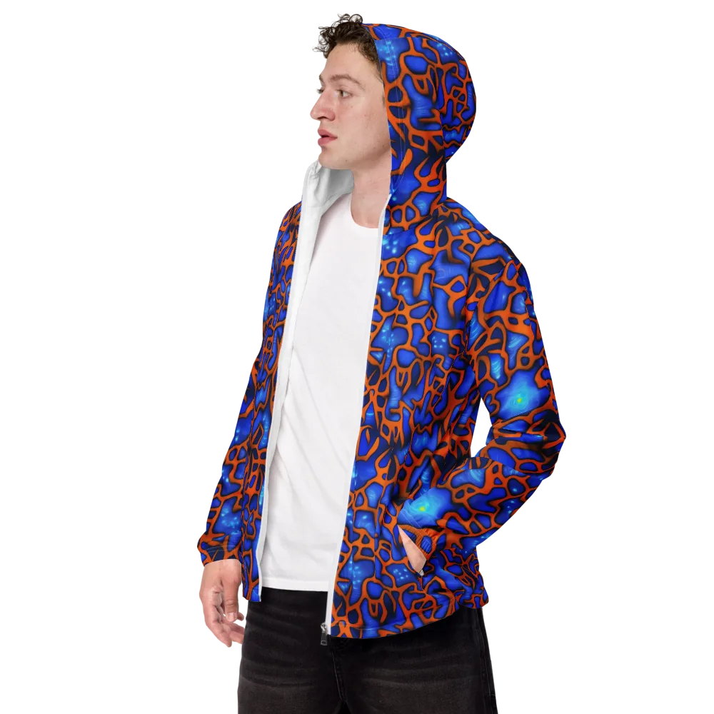 Deep-sea Lattice on Men's Windbreaker — Left Front