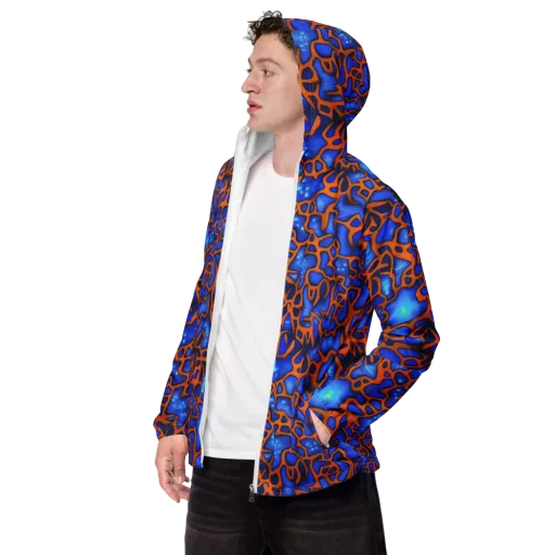Deep-sea Lattice on a Men's Windbreaker