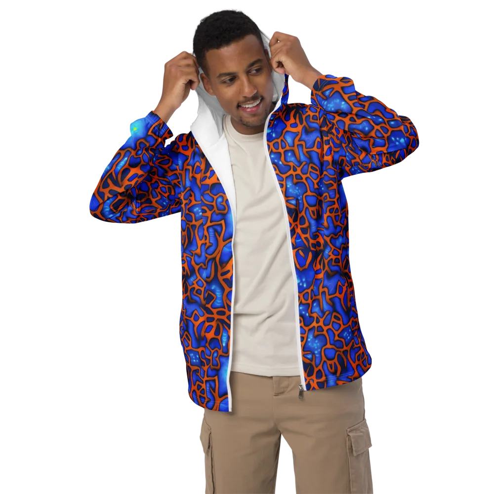 Deep-sea Lattice on Men's Windbreaker — Front