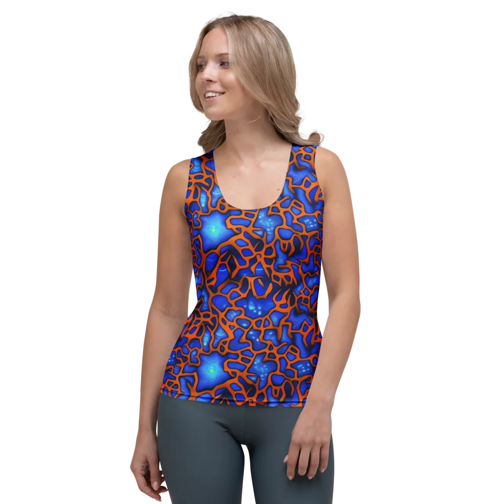 Deep-sea Lattice on Women's Tank Top — Front