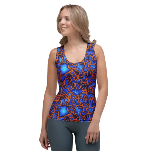Deep-sea Lattice on a Women's Tank Top