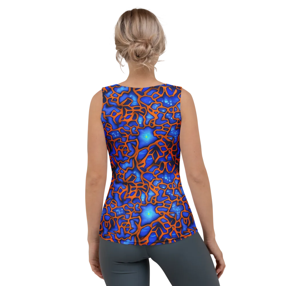 Deep-sea Lattice on Women's Tank Top — Back