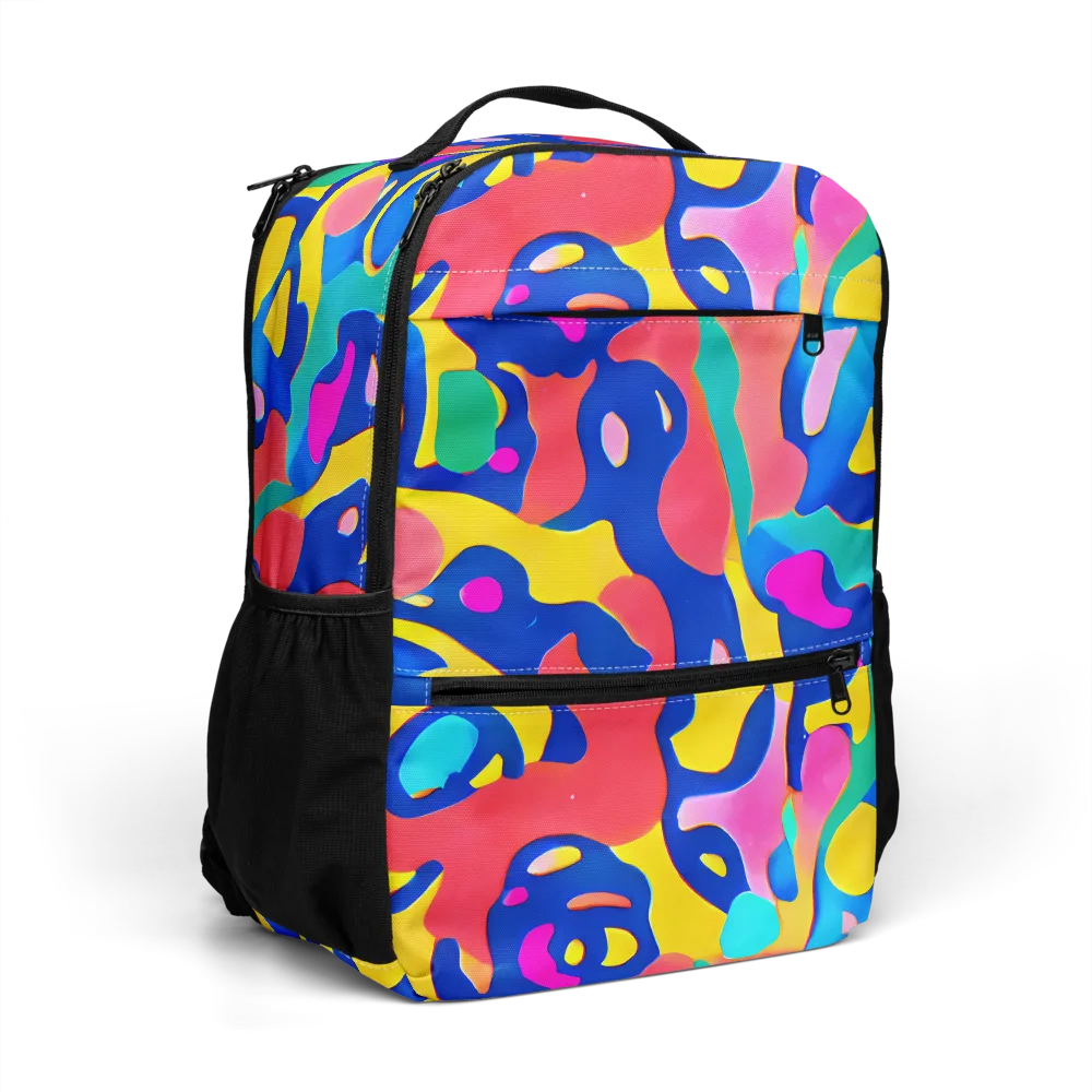 Electric Spill on Utility Backpack — Right Front