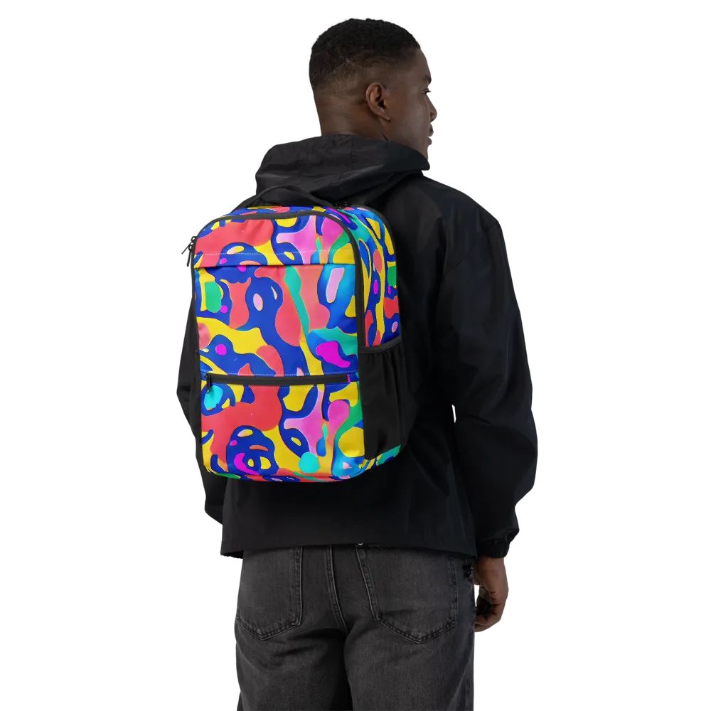 Electric Spill on Utility Backpack — Back