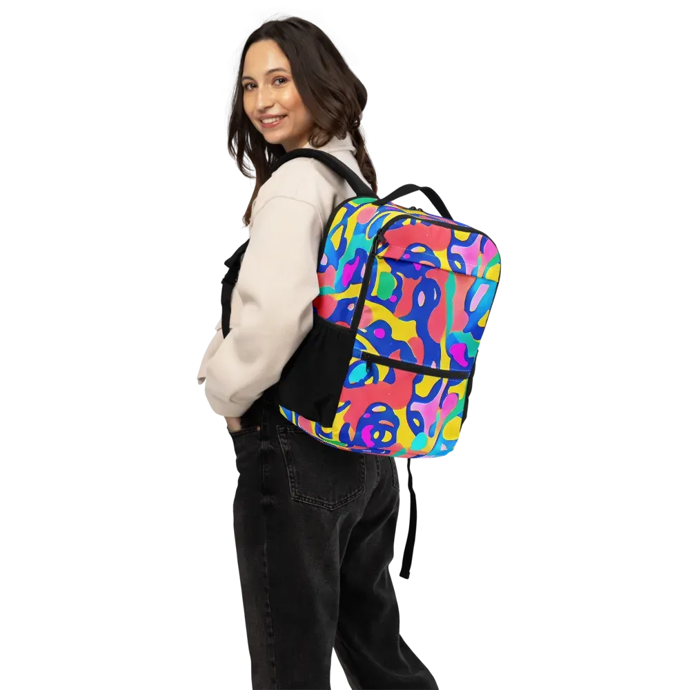 Electric Spill on Utility Backpack — Back