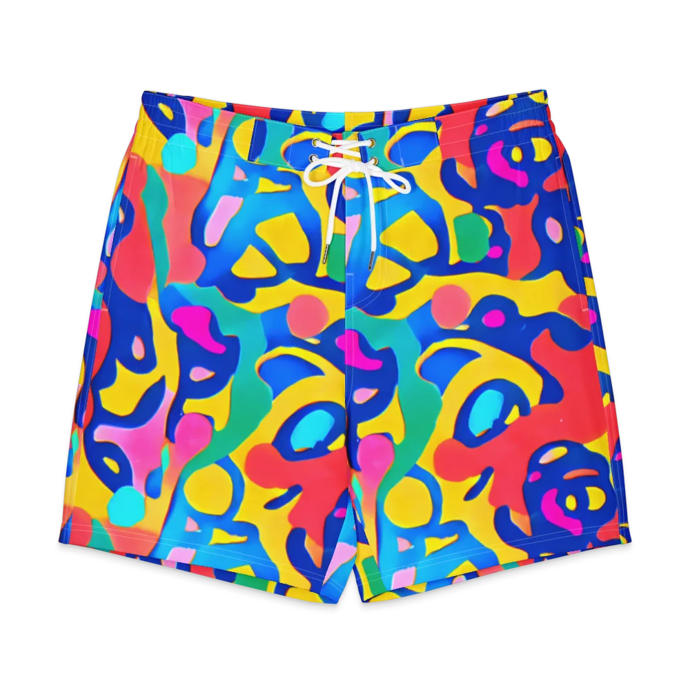 Electric Spill on Men's Board Shorts — Front