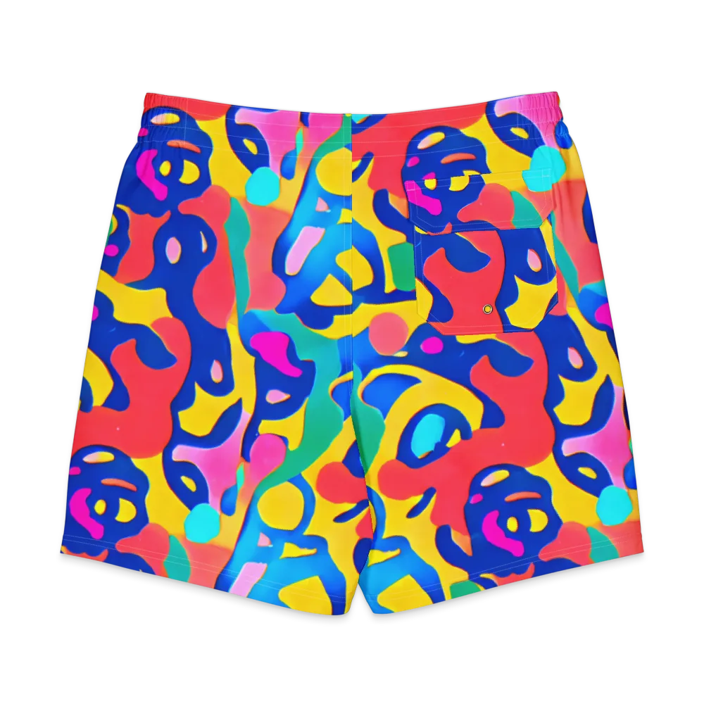 Electric Spill on Men's Board Shorts — Back