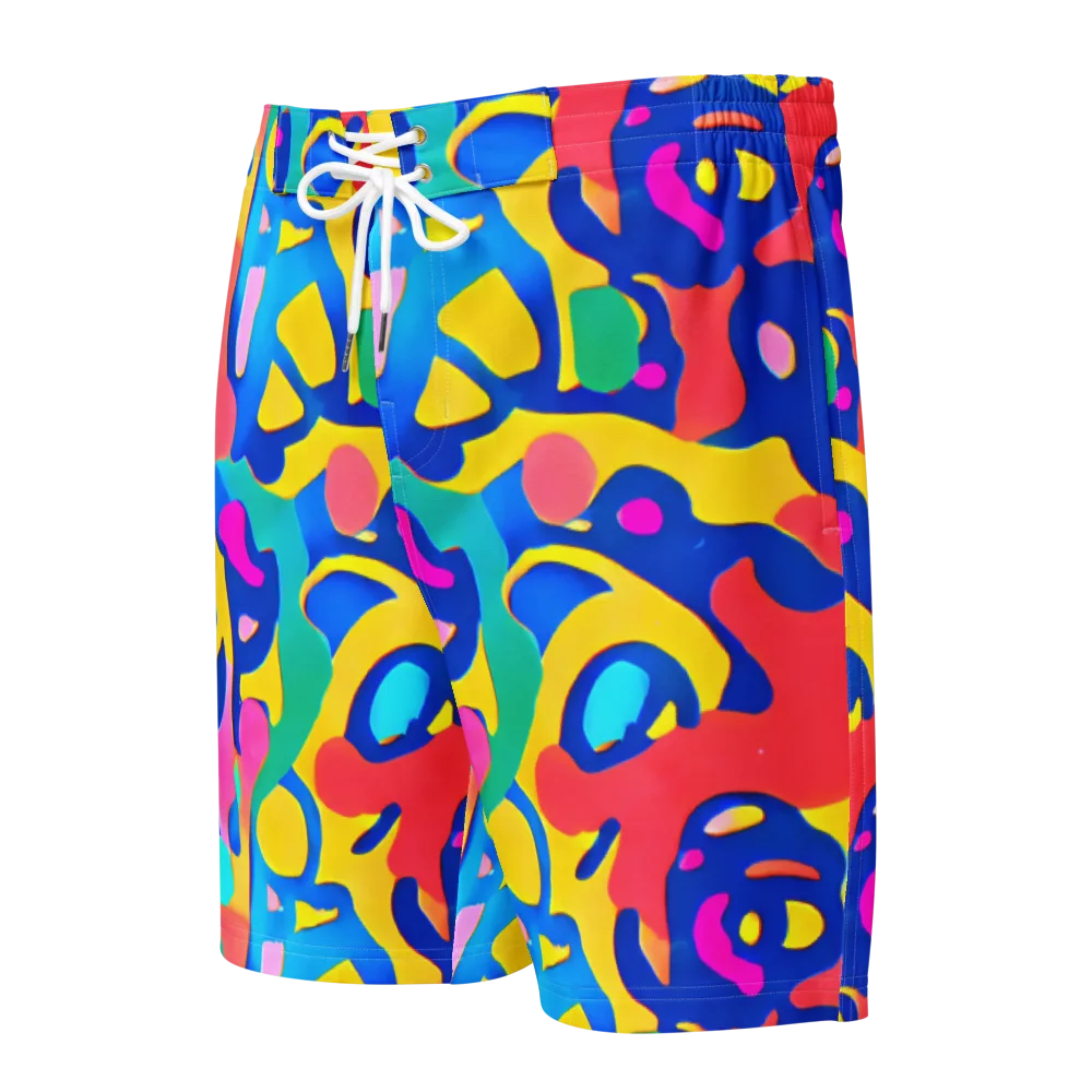 Electric Spill on Men's Board Shorts — Front