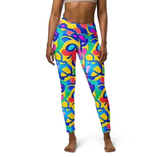Electric Spill on a Yoga Leggings