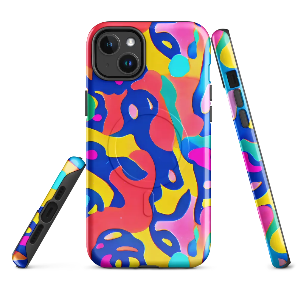 Electric Spill on MagSafe Tough Case for iPhone® — Front